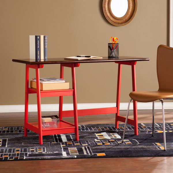 Upton-Home-Red-and-Espresso-Polaris-Desk